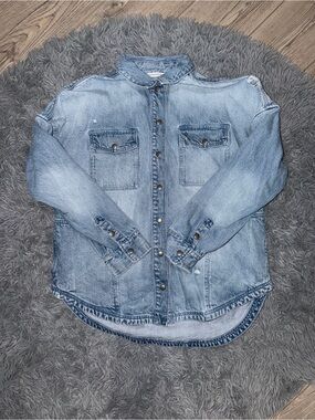 Offline by Aerie Oversized Denim Jean Jacket